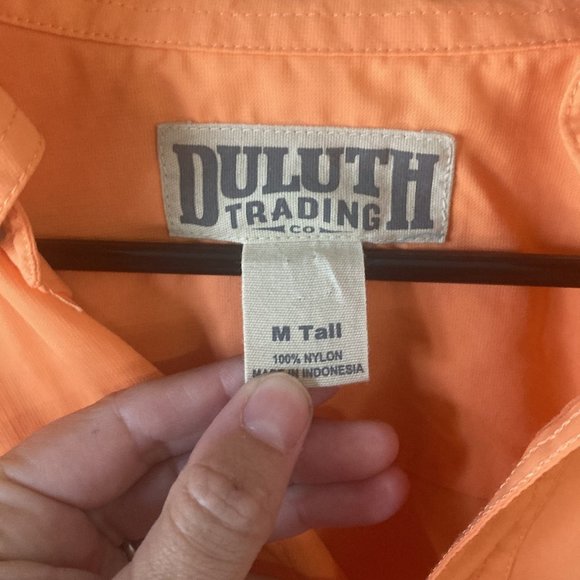 Duluth Trading 100% nylon button down shirt - Picture 2 of 3